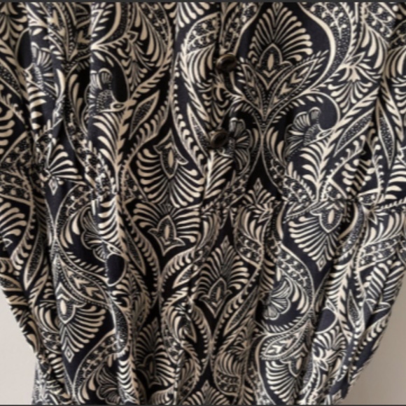 (NWOT) Anthropologie (UK) Black & Cream Printed Jumper - Picture 3 of 6